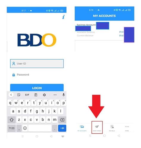 send money from bdo to gcash